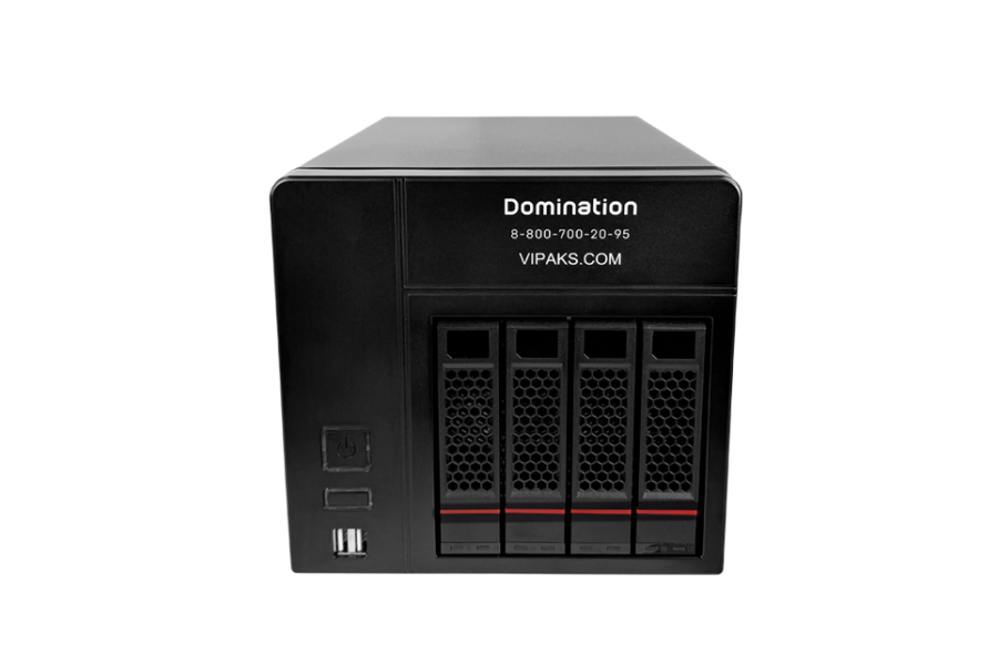 Видеорегистратор ВИПАКС IP-16CN-4-MDR (ПО Domination)
