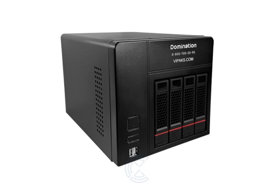 Видеорегистратор ВИПАКС IP-16CN-4-MDR (ПО Domination)